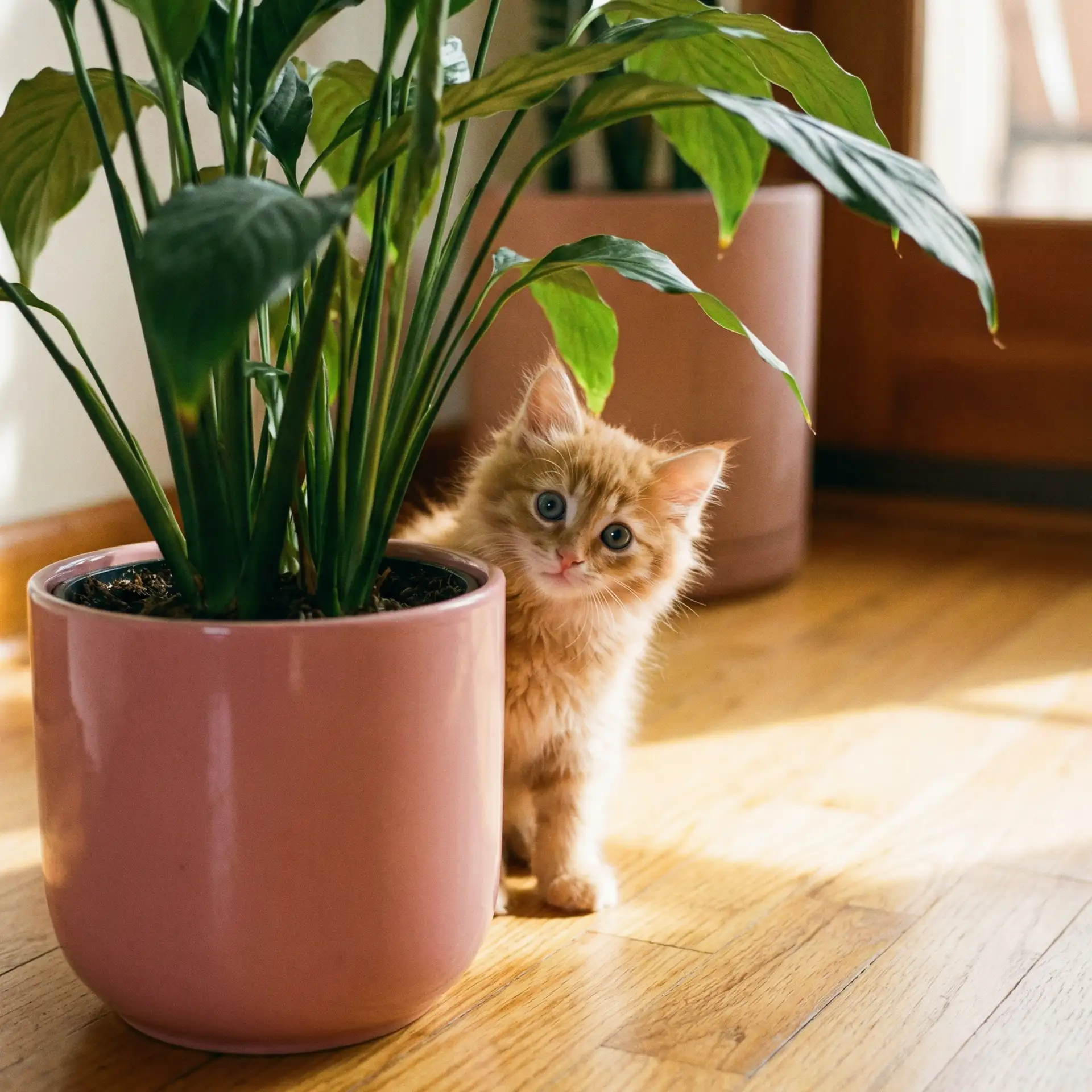 小猫从花盆后探头 - 新木乃伊迅雷下载
